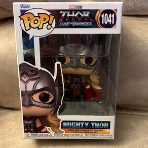 Funko Pop! Mighty Thor with Silver Helmet and Red Cape